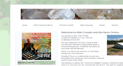 Desktop Screenshot of ablecrystals.com
